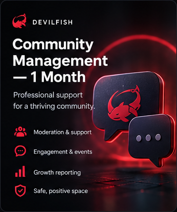 Community Management — 1 Month